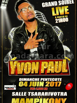 Yvon Paul‍ en concert - Salle Tsararivotra Mampikony