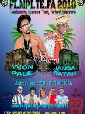 Yvon Paul, Janga Ratah, Lous'Fah, One Six, Ritah Love, Jirac'ks, Thierry Zanak'Ampanefena CEMESS Antanimora Fi.mpi.te.fa 2018