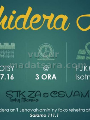 'Za hidera azy - STK Za & Cevam - Isotry Fitiavana