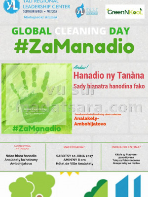 ZaManadio global cleaning day - Analakely #Ambohijatovo - Hotel de Ville Analakely Antananarivo‍