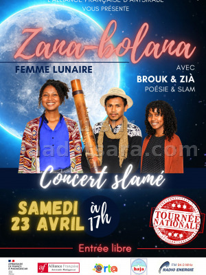 Zana-Bolana Femme Lumiere‍ - concert slamé - AF - Alliance Française d'Antsirabe‍
