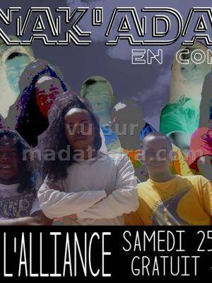 Zanak'Adala en concert au Café de l'Alliance Antsirabe