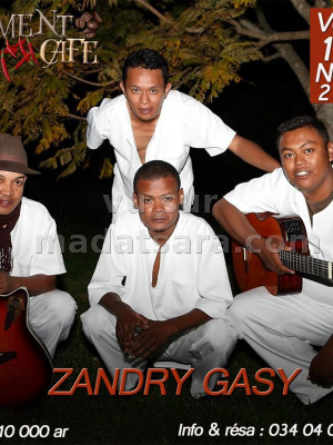 Zandry Gasy‍ en concert au Piment Café Behoririka‍