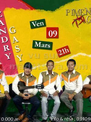 Zandry Gasy en concert Piment Café Behoririka