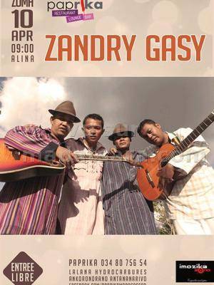 Zandry Gasy en concert au Paprika