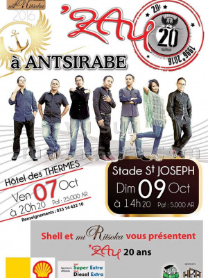 'Zay‍ en concert 20è anniversaire - Stade St Joseph Antsirabe