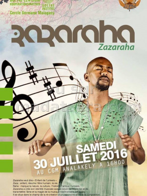 Zazaraha en concert au CGM Analakely