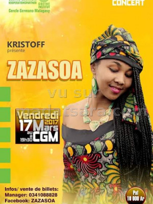 Zazasoa‍ en concert au CGM Analakely‍