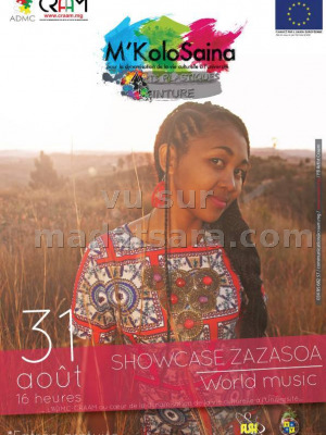 Zazasoa en showcase au Craam