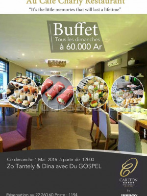 Zo Tantely & Dina avec Du Gospel - Café Charly Restaurant Carlton Anosy